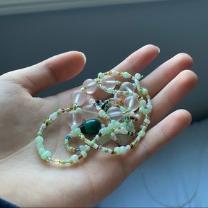 handmade ladybug choker